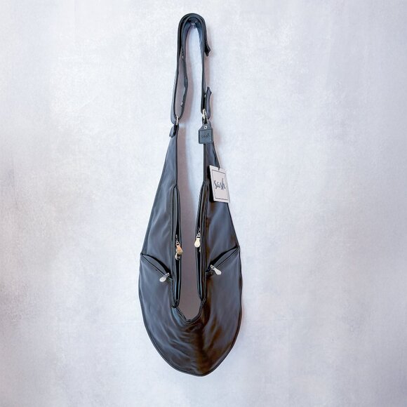 SASH Crossbody Bag Faux Leather Purse for Women  Travel Sling Bag - Picture 4 of 16